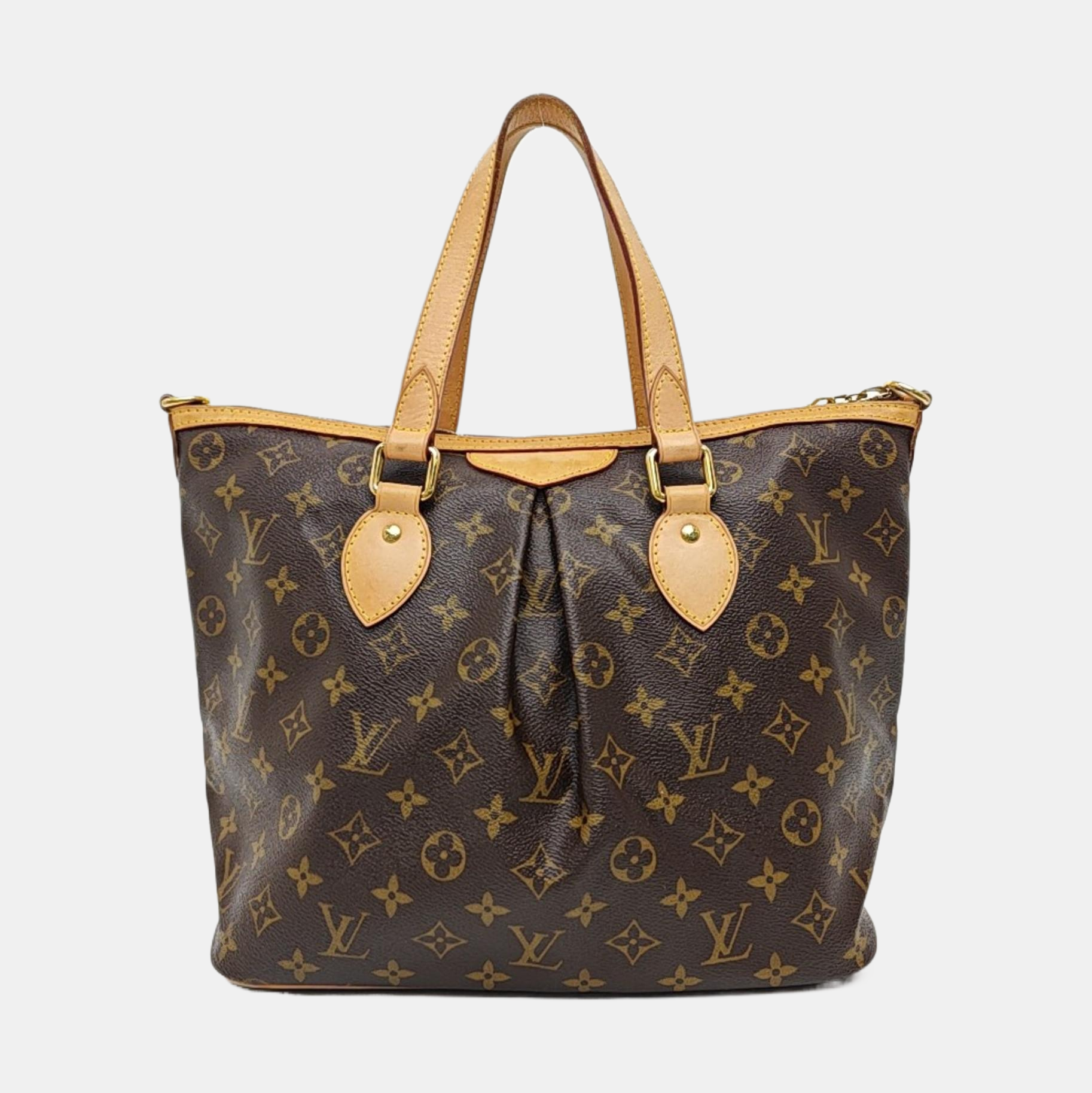 PALERMO PM Monogram Coated Canvas Brown