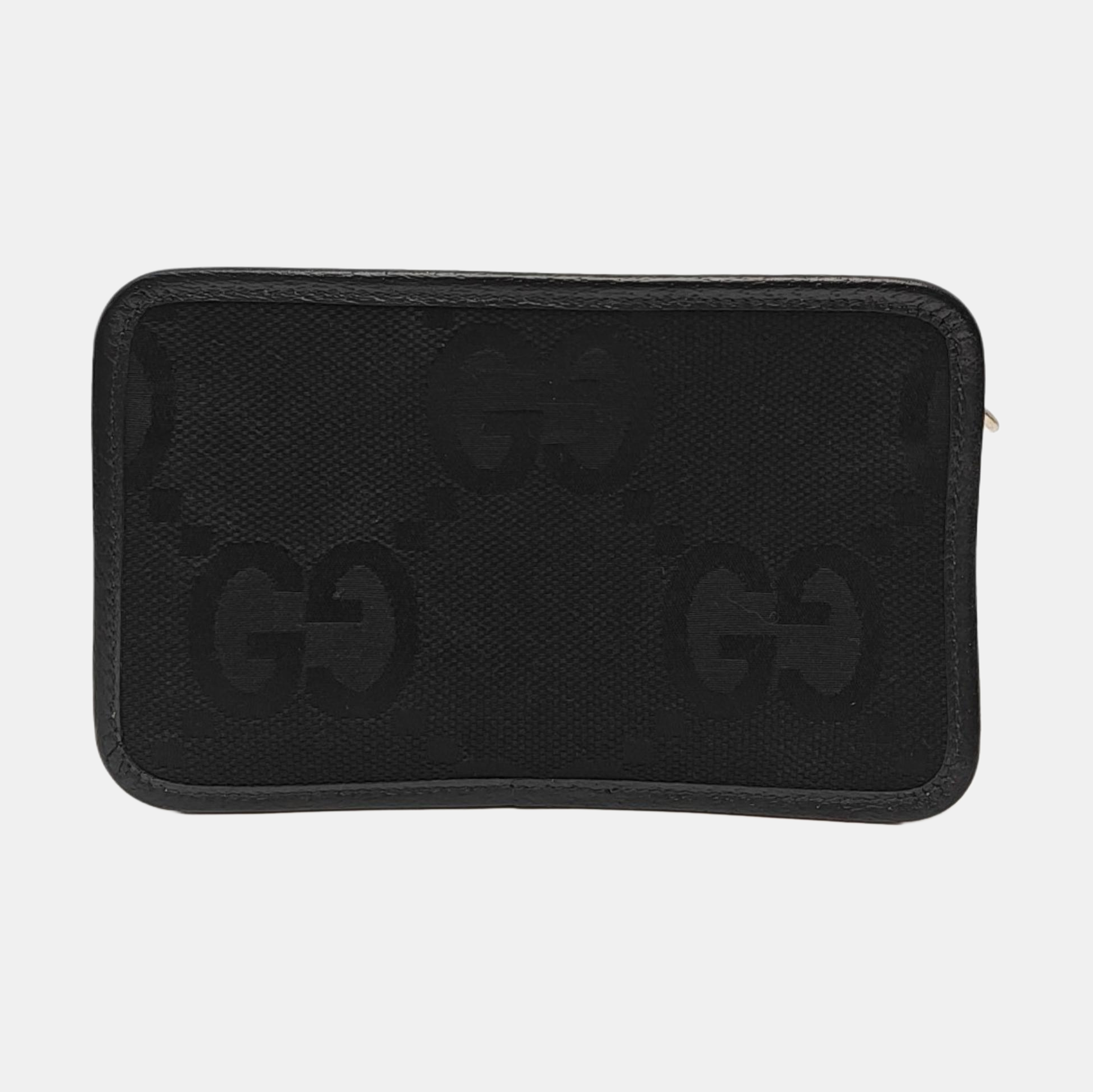 Monogram Canvas Shoulder Bag Black