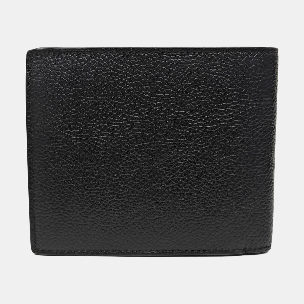 Cash Calfskin Black Wallet
