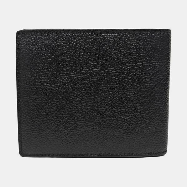 Cash Calfskin Black Wallet
