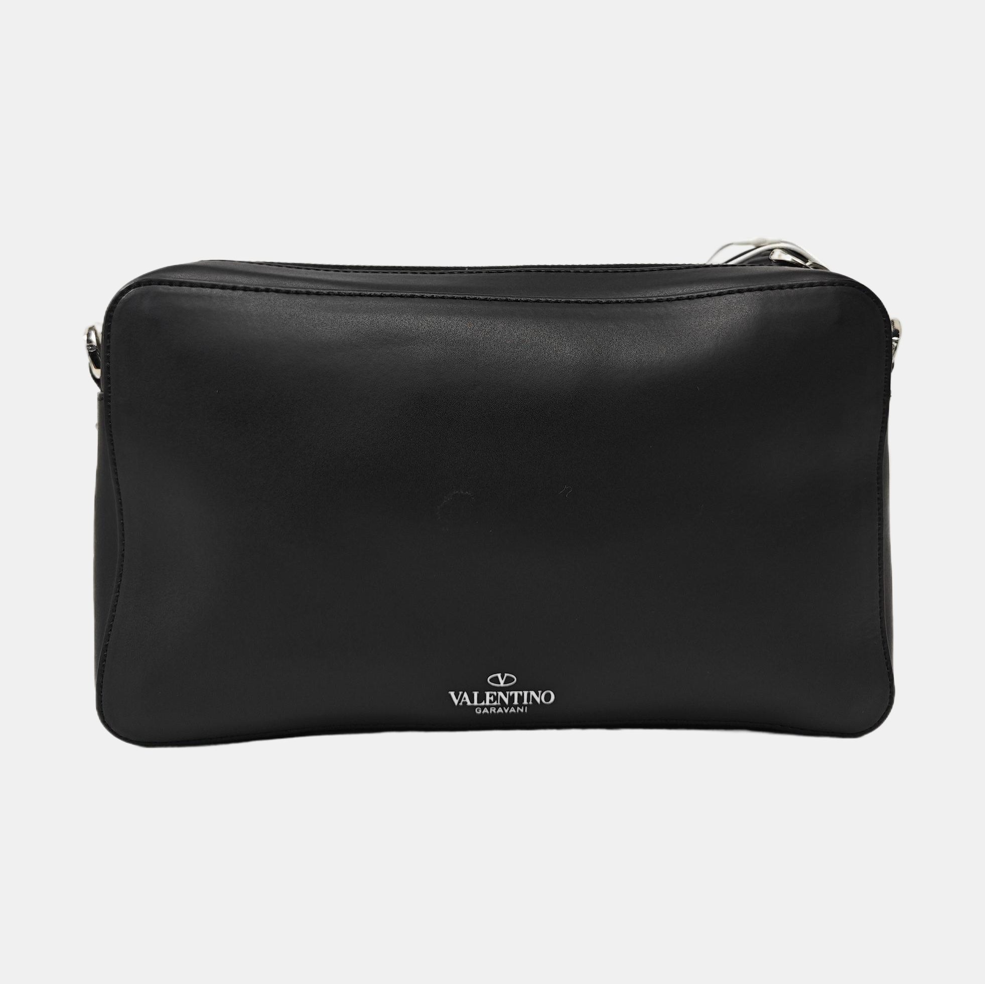 Vltn Calfskin Black
