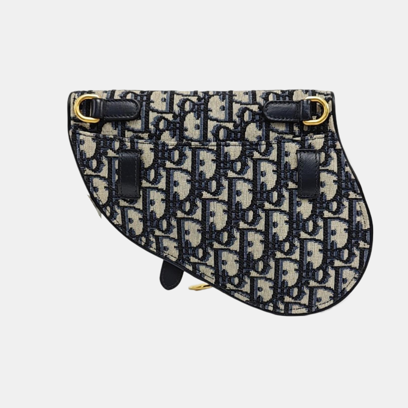 Authenticated pre-owned  Saddle Oblique Canvas Blue - Belt Bag at Looply