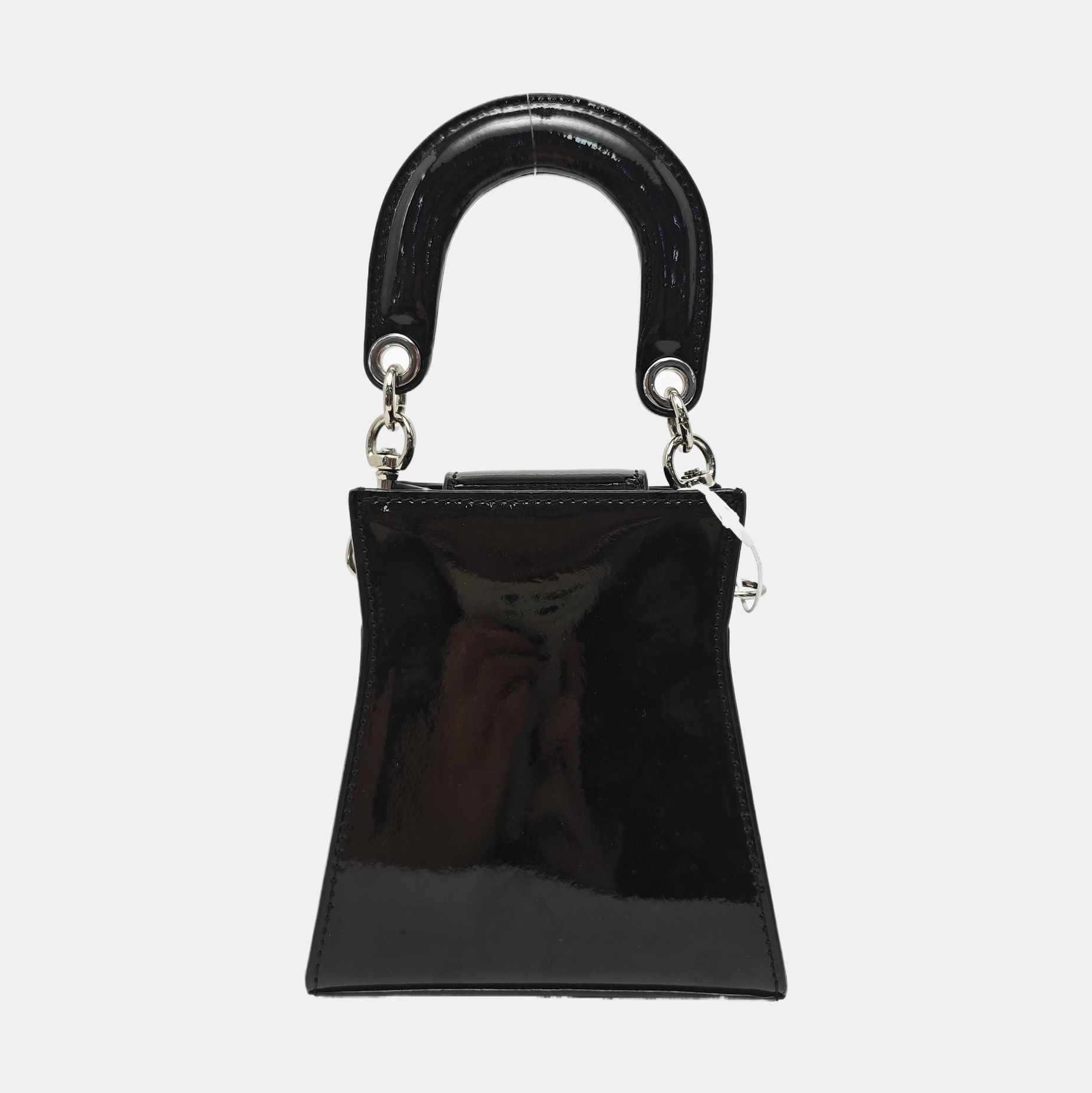 Leather Shoulder Bag Black