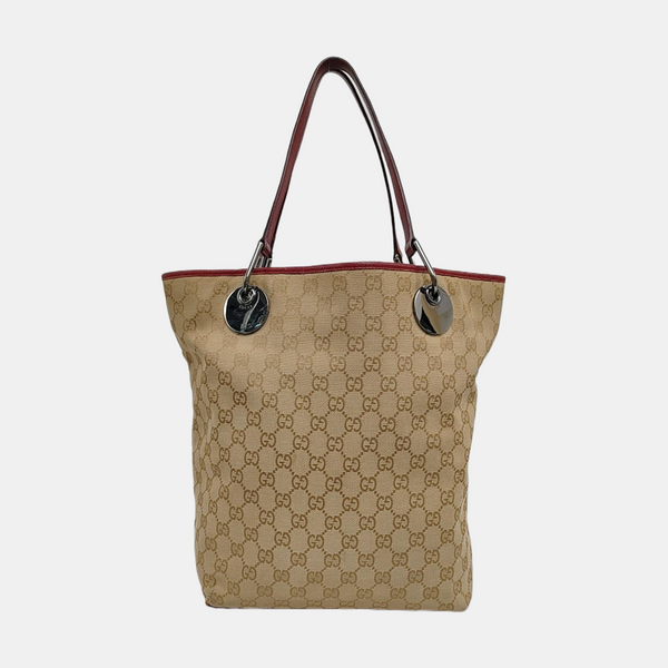 Full Moon Monogram Canvas Beige