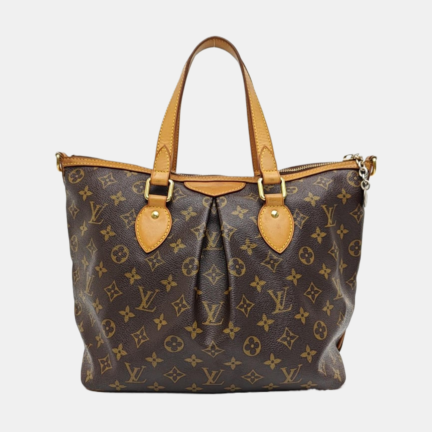 PALERMO PM Monogram Coated Canvas Brown