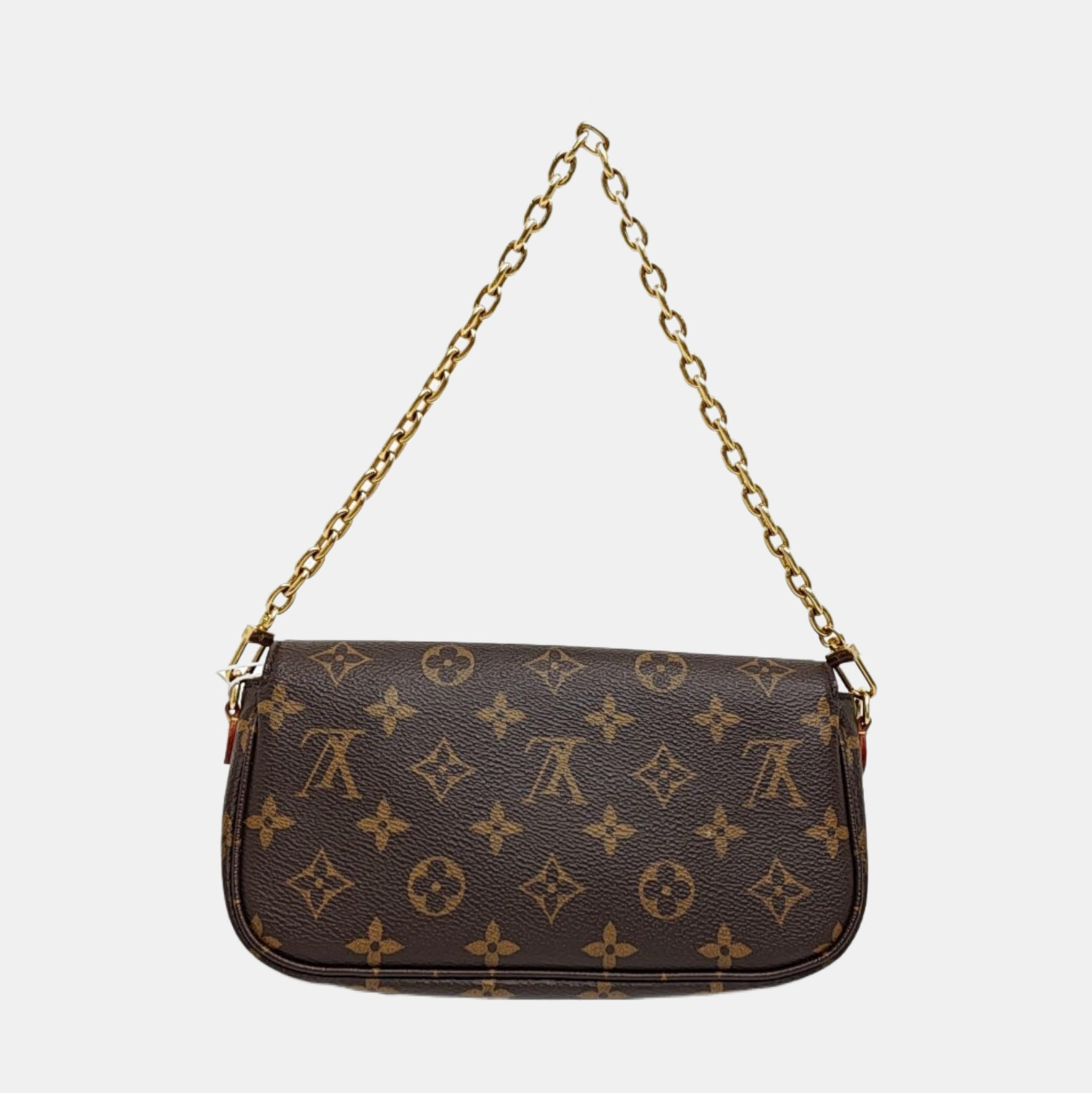 IVY Monogram Coated Canvas Brown