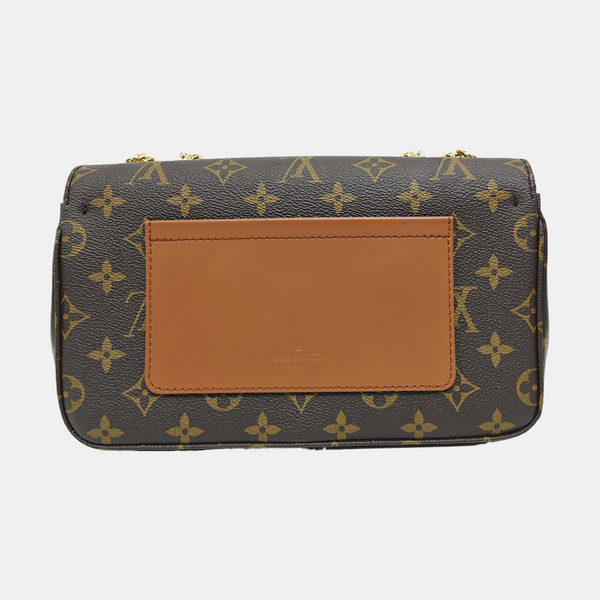 MARCEAU Monogram Coated Canvas Brown