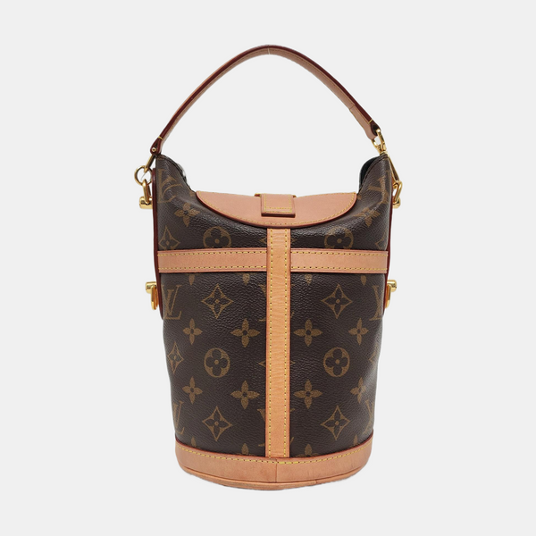 DUFFLE Monogram Coated Canvas Brown