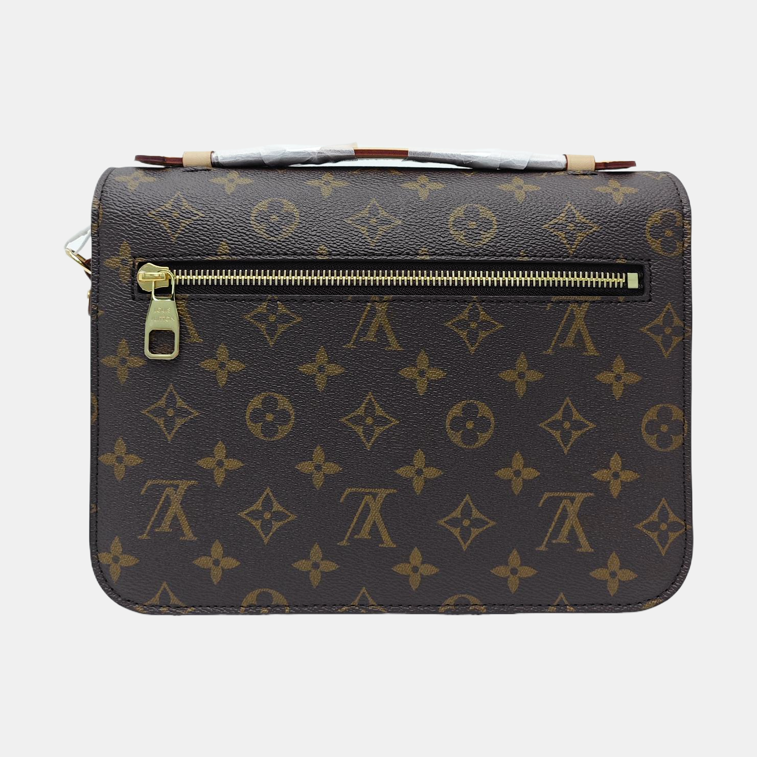 MÉTIS MM Monogram Coated Canvas Brown