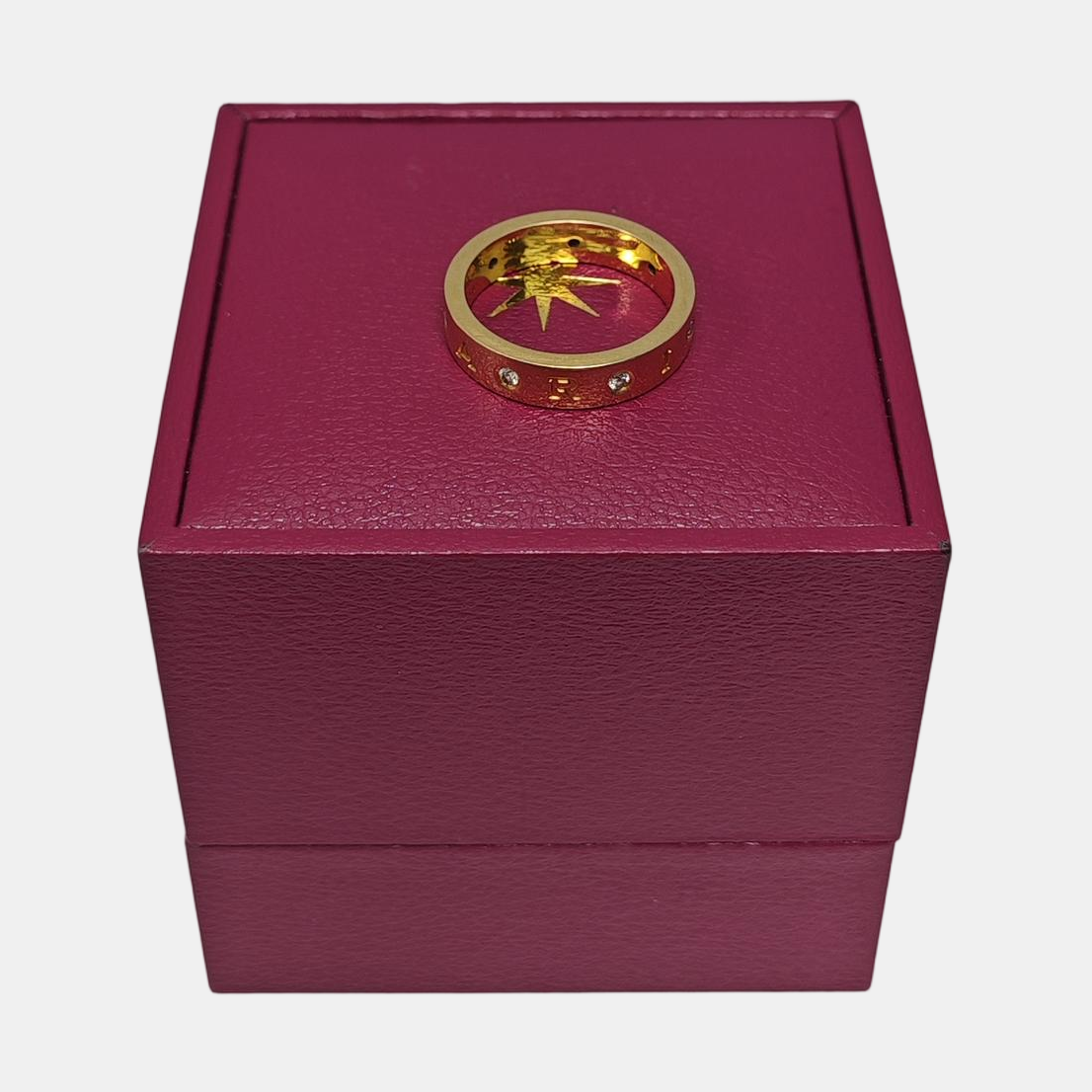 B.ZERO1 18k Rose Gold Ring EU 61