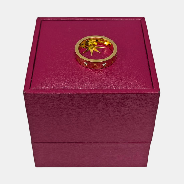 B.ZERO1 18k Rose Gold Ring EU 61