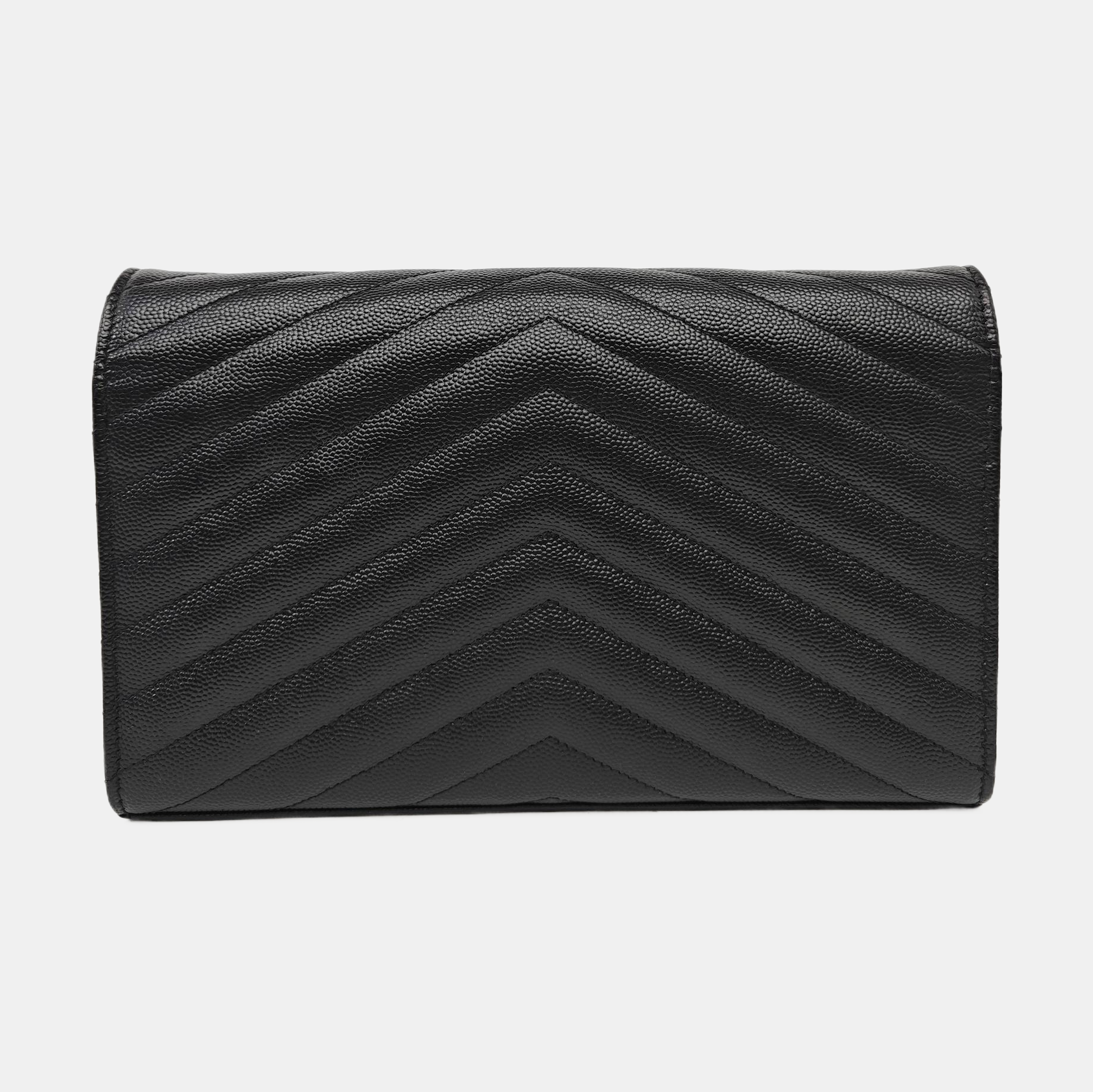 MONOGRAM Medium Chevron Calfskin Black