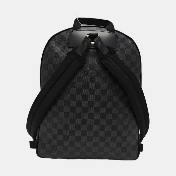 JOSH Damier Graphite Coated Canvas Gray
