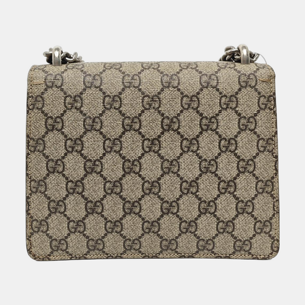 Dionysus Mini Monogram Coated Canvas Beige