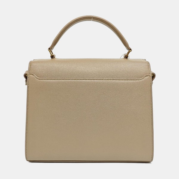 CASSANDRA Medium Calfskin Beige