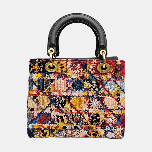 Cannage Fabric Tote Bag Multicolor