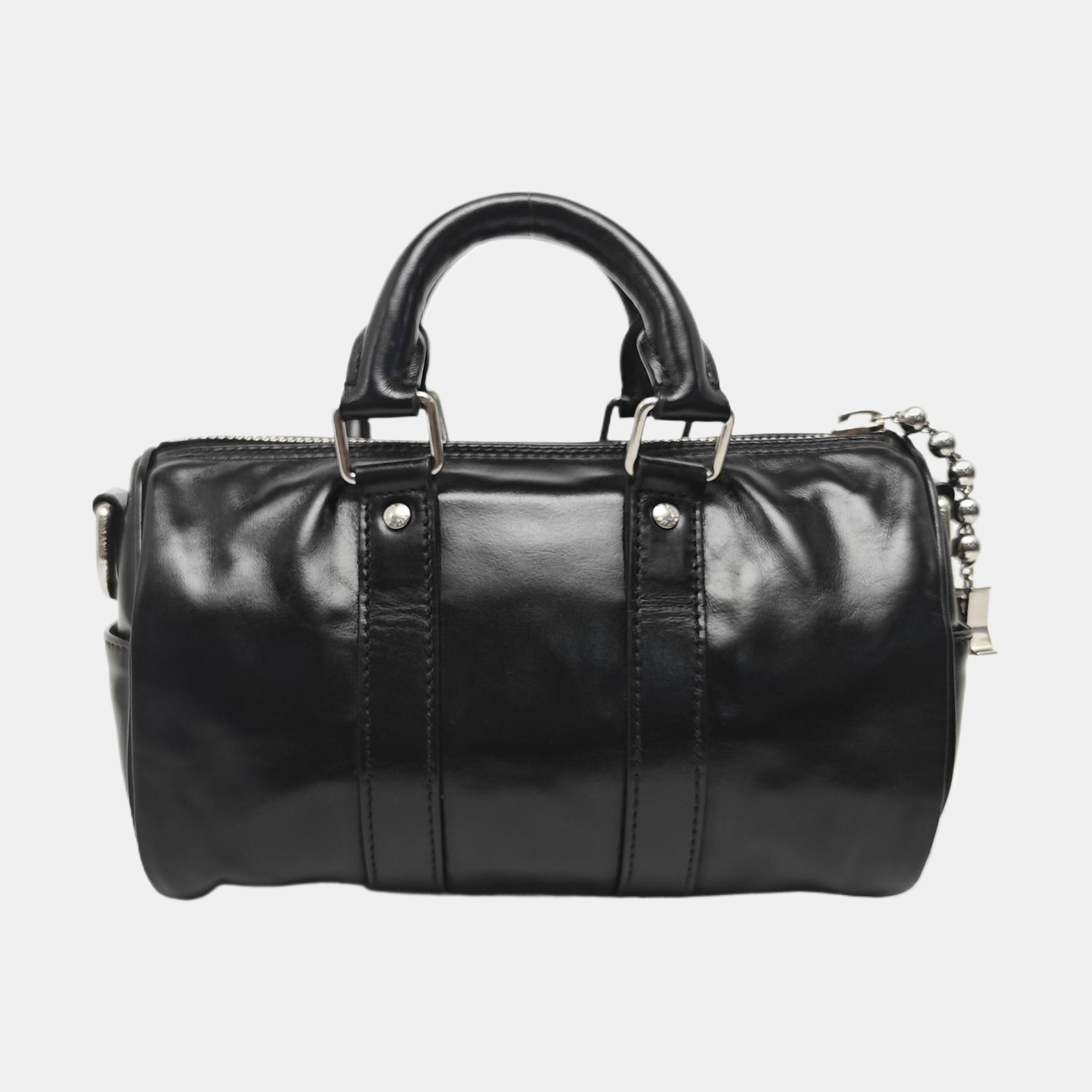 Calfskin Shoulder Bag 25 Black