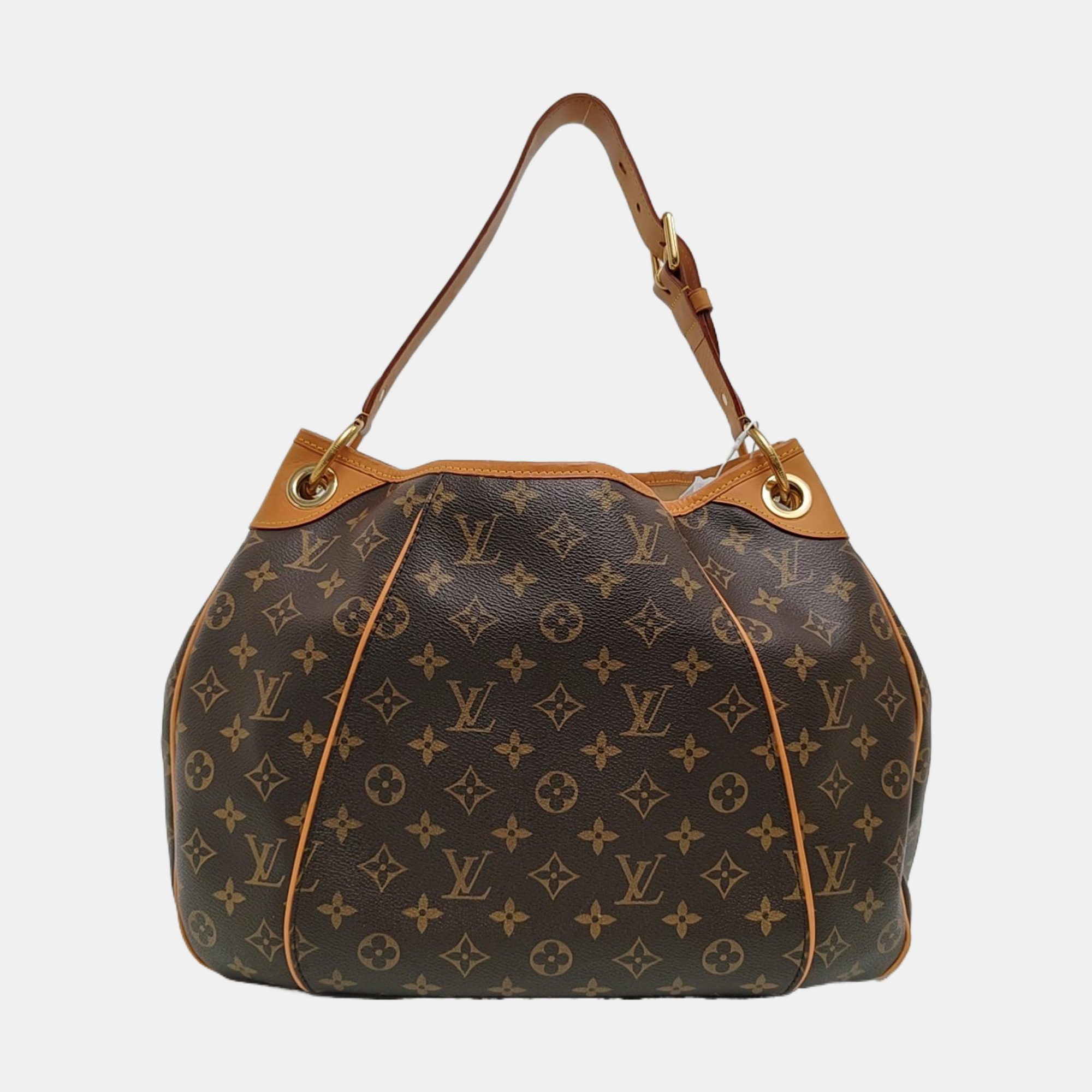 GALLIERA PM Monogram Coated Canvas Brown
