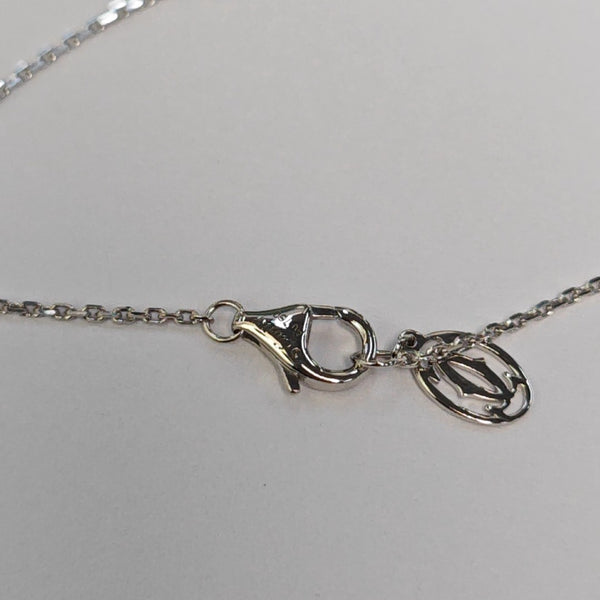 CARTIER D'AMOUR 18k White Gold Silver Necklace