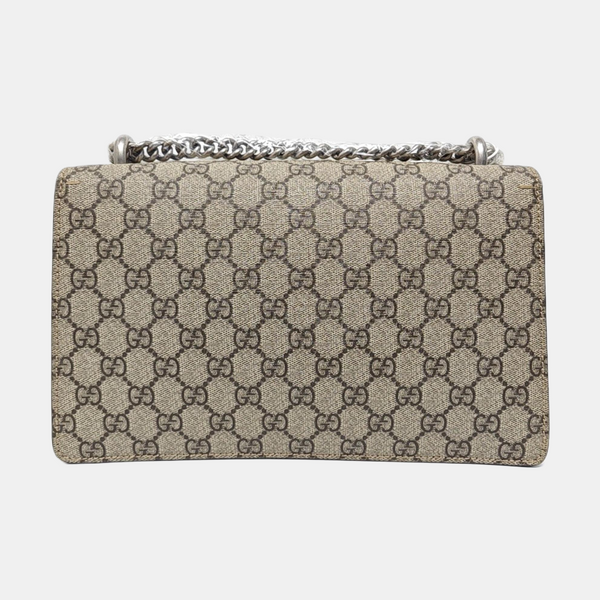 Dionysus Small Monogram Coated Canvas Black