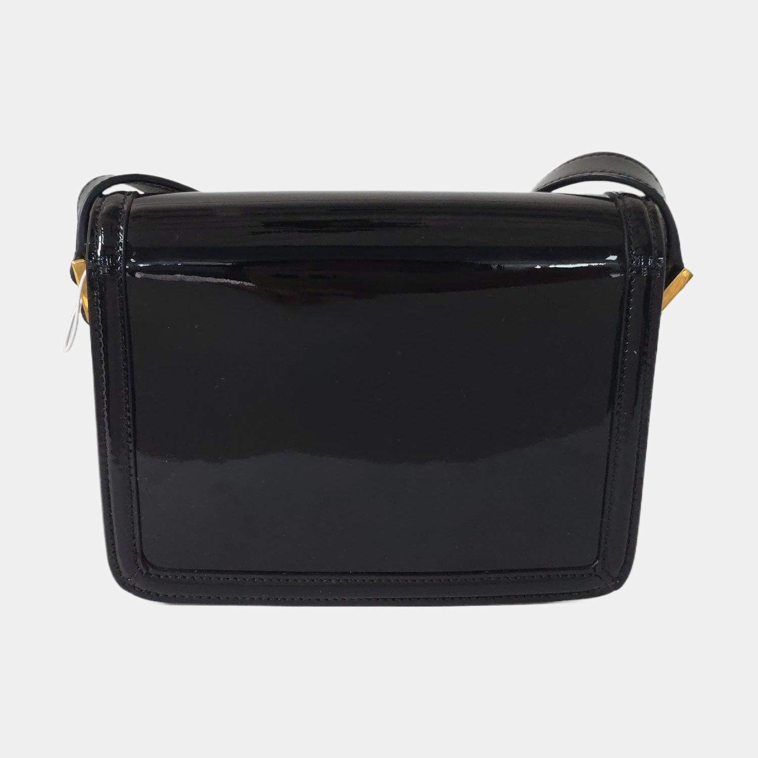 Authenticated pre-owned  SOLFERINO Small Patent Leather Black - Shoulder Bag at Looply