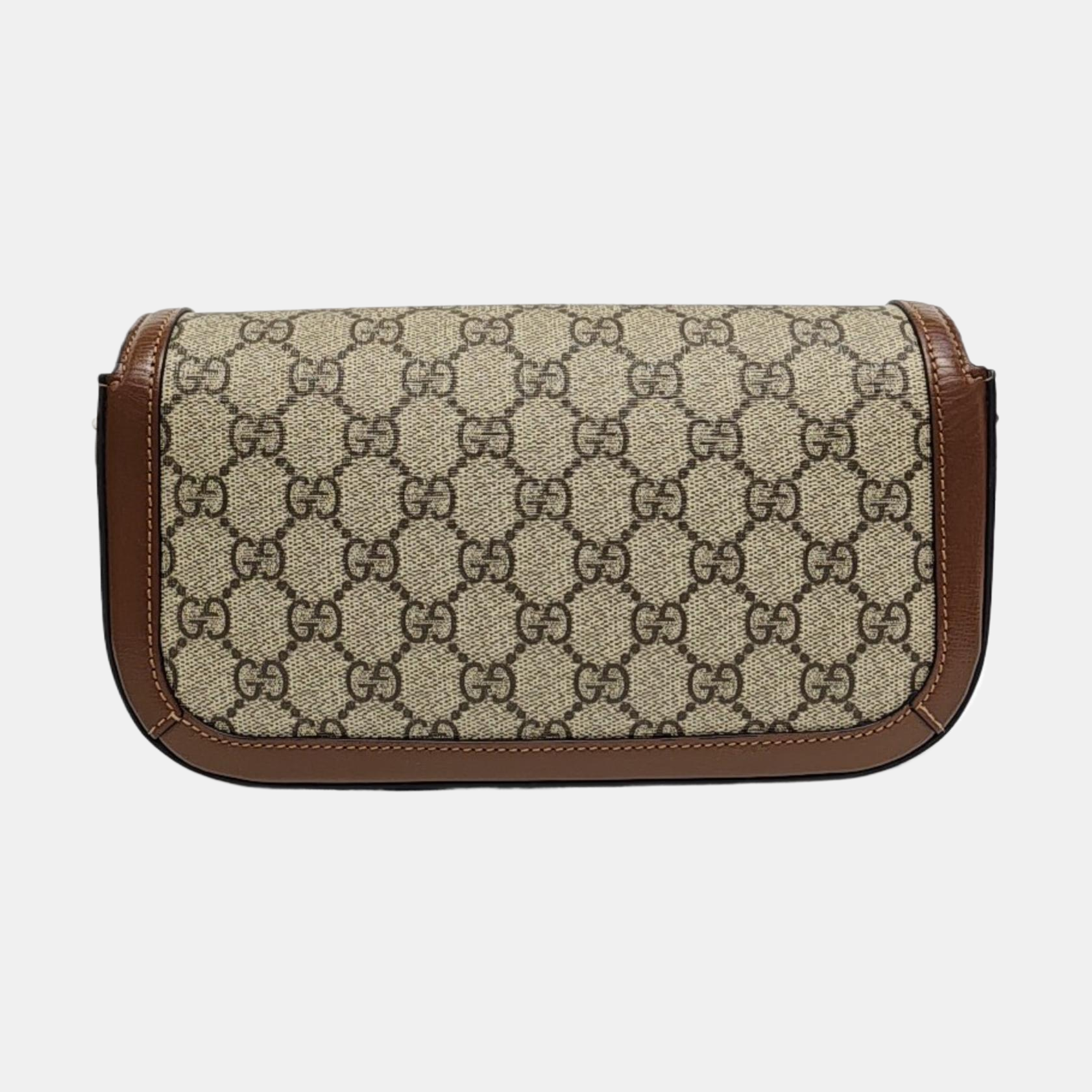 Horsebit 1955 Medium Monogram Coated Canvas Black