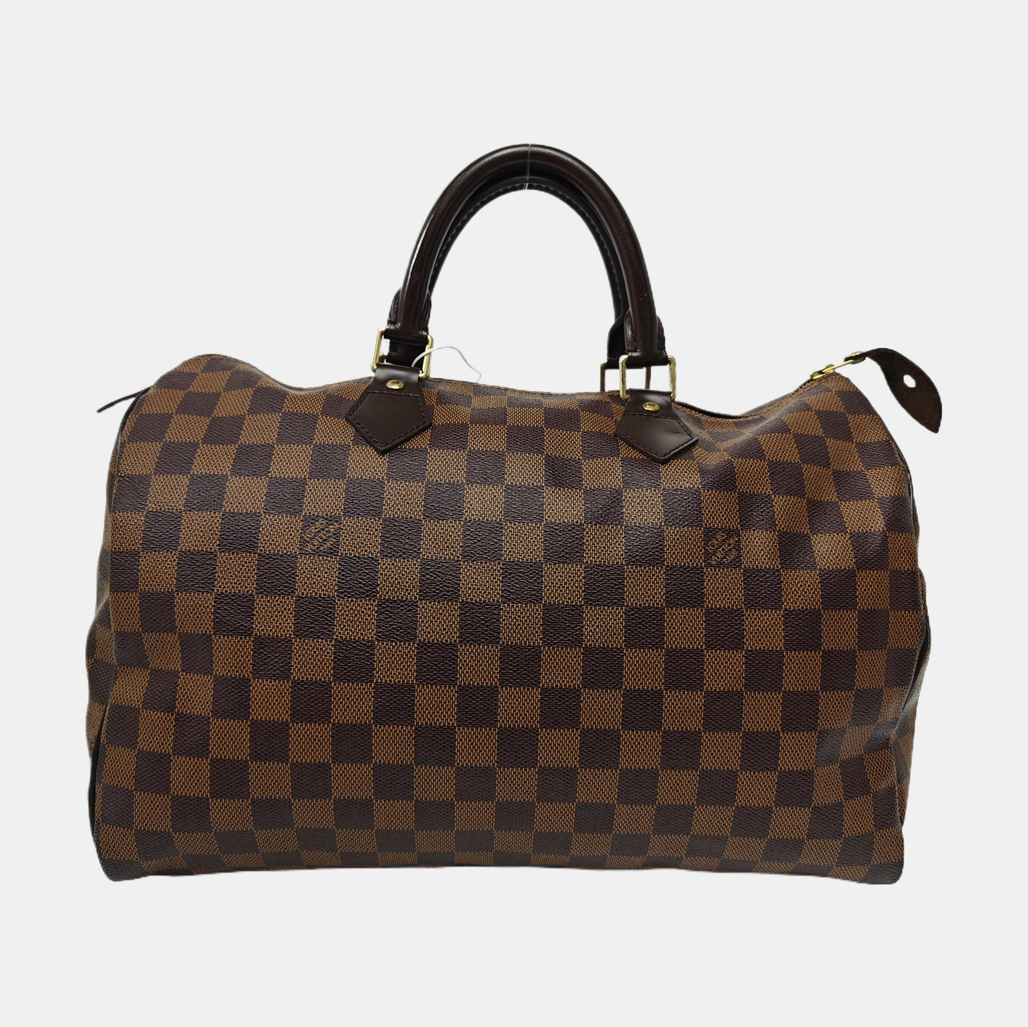 SPEEDY 35 Damier Ebene Coated Canvas Brown