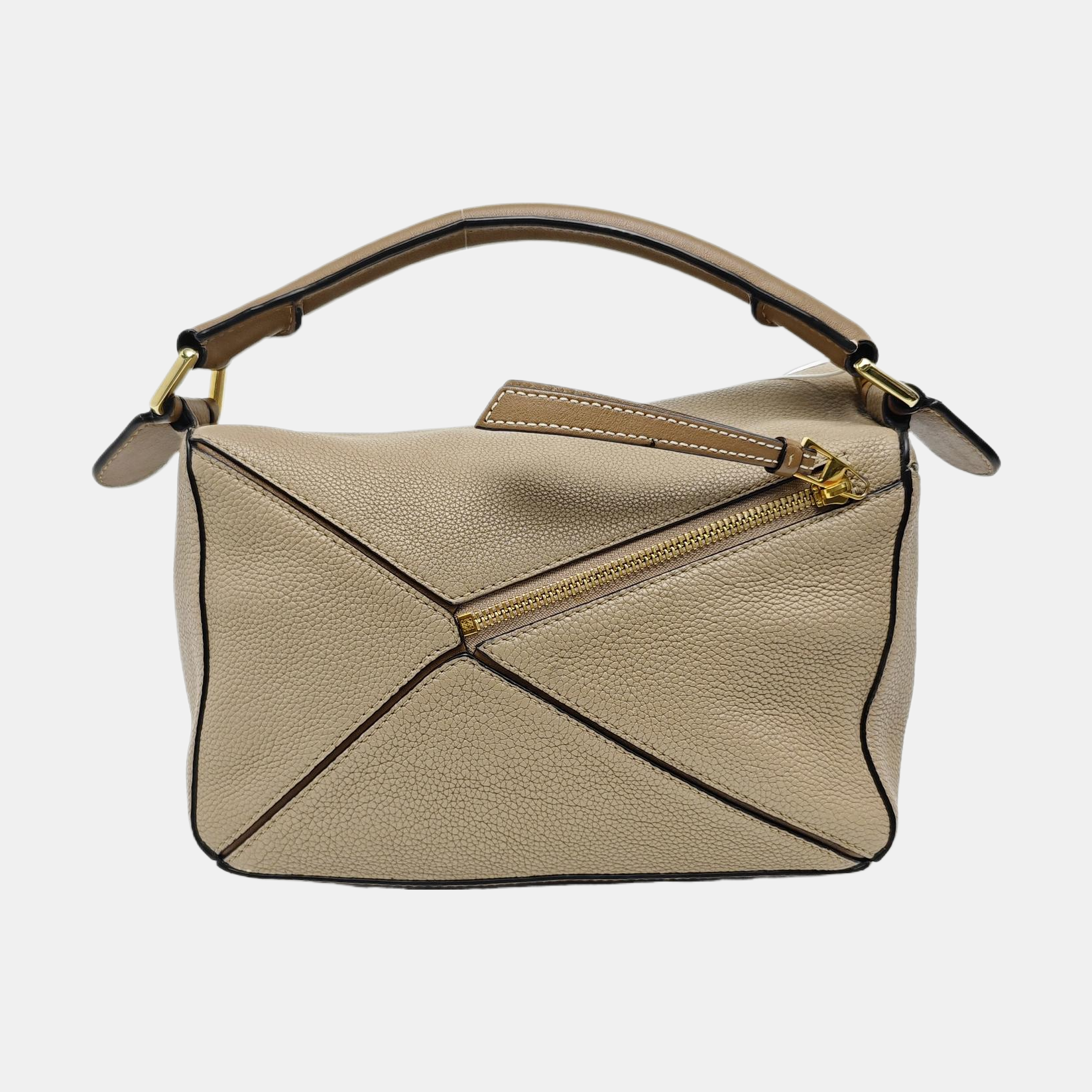 Puzzle Small Calfskin Beige