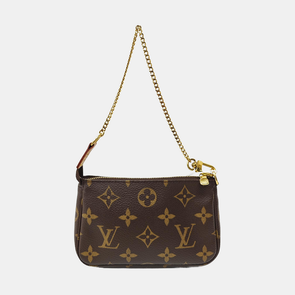 ACCESSOIRES Mini Monogram Coated Canvas Brown