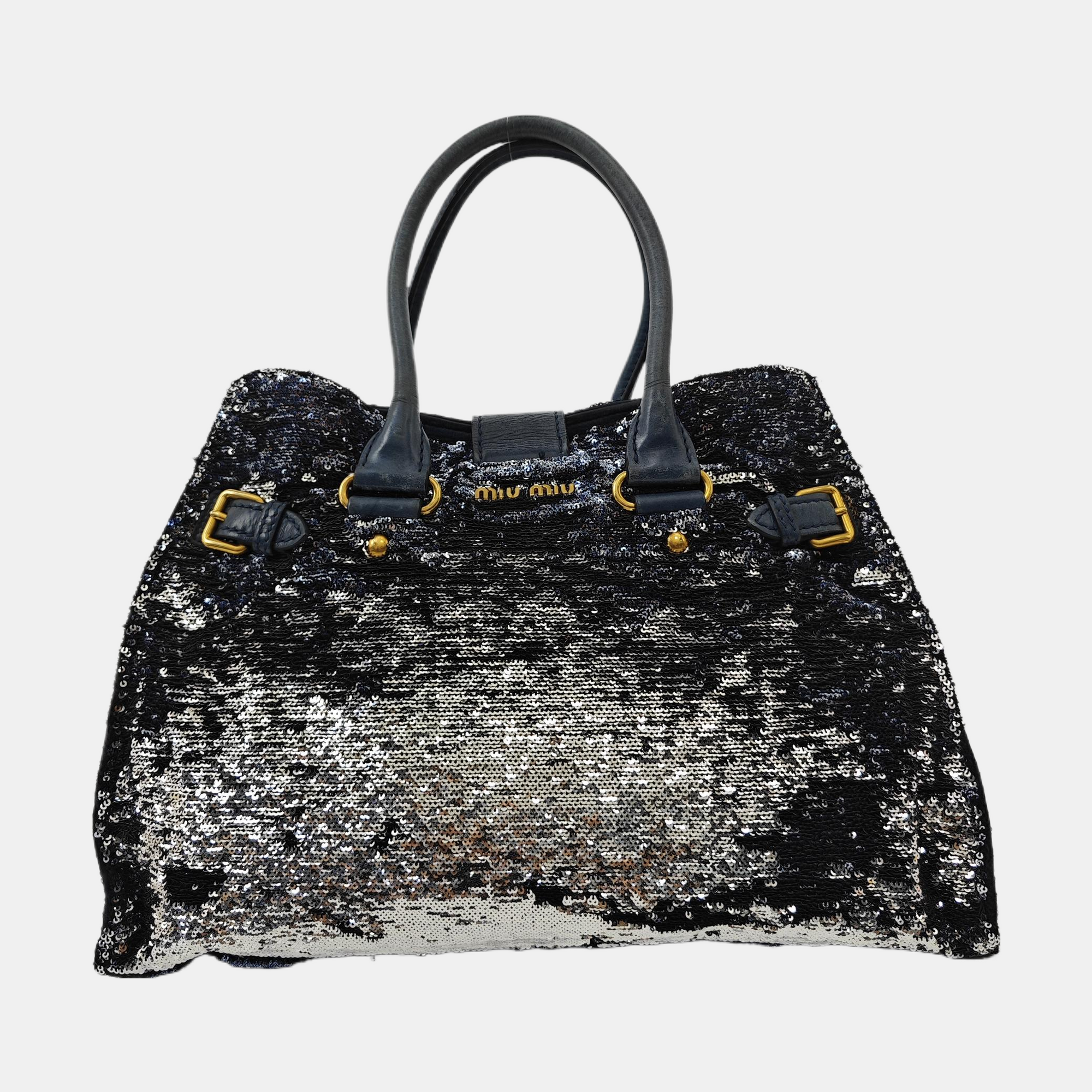 Sequins Tote Bag Blue