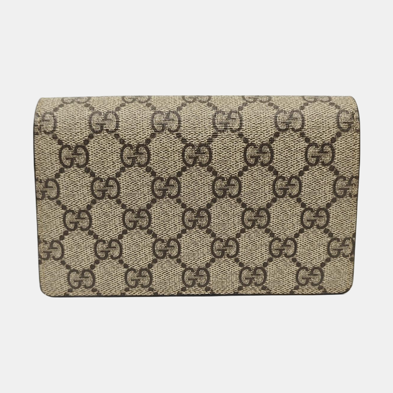 Dionysus Super Mini Monogram Coated Canvas Beige