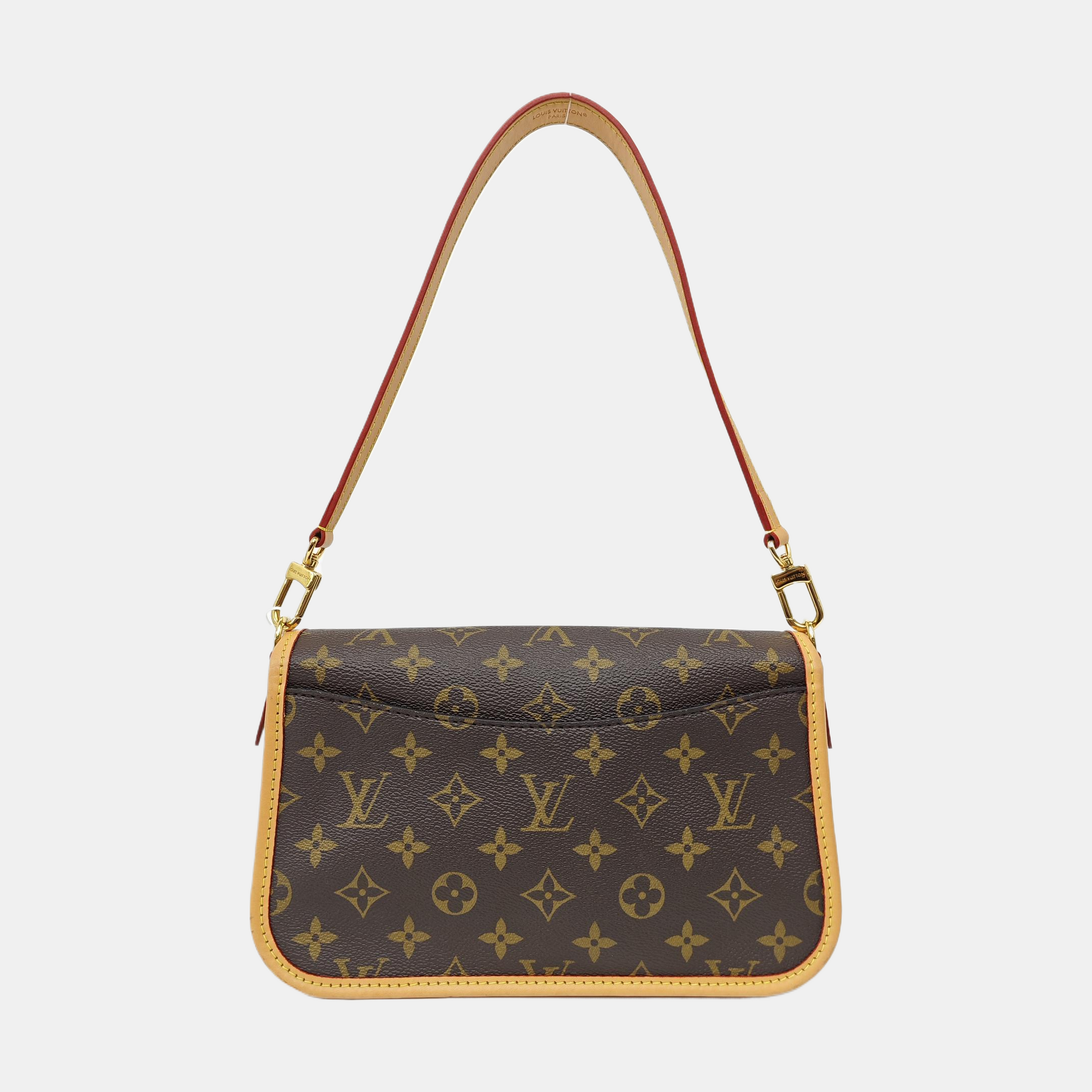 DIANE Monogram Coated Canvas Brown