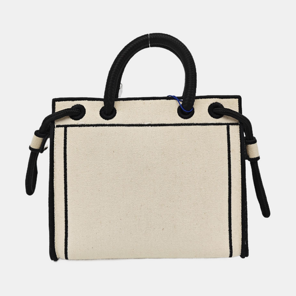 Canvas Shoulder Bag Beige