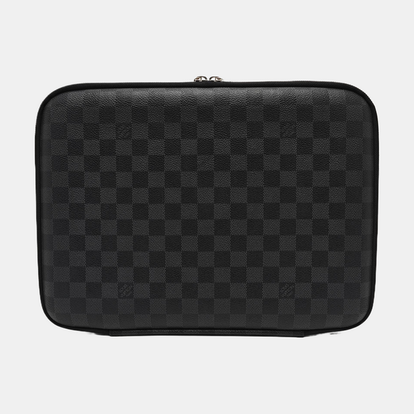 SLEEVE Damier Graphite Coated Canvas Black