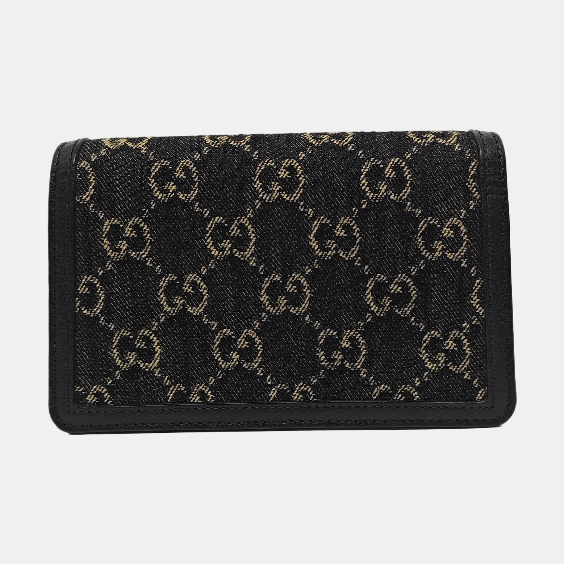 Authenticated pre-owned  Dionysus Super Mini Monogram Denim Black - Crossbody Bag at Looply