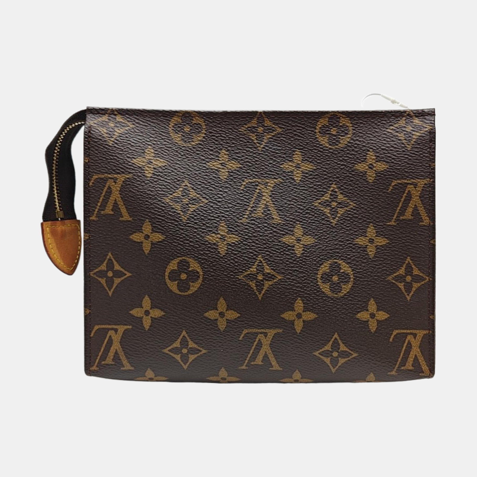 TOILET POCKET 19 Monogram Coated Canvas Brown