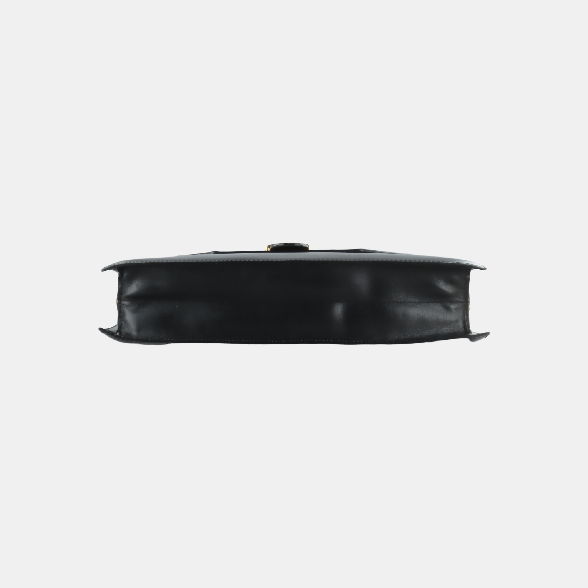 Leather Shoulder Bag Black