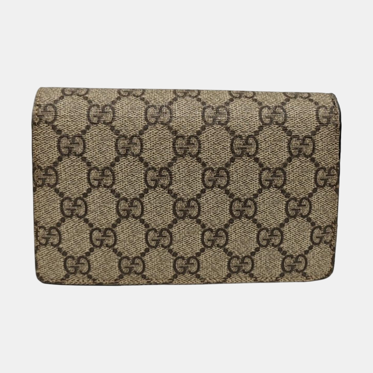 Dionysus Super Mini Monogram Coated Canvas Beige