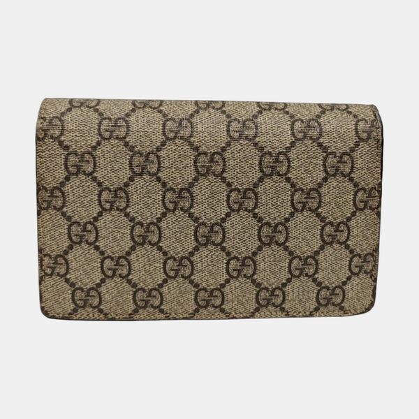 Dionysus Super Mini Monogram Coated Canvas Beige