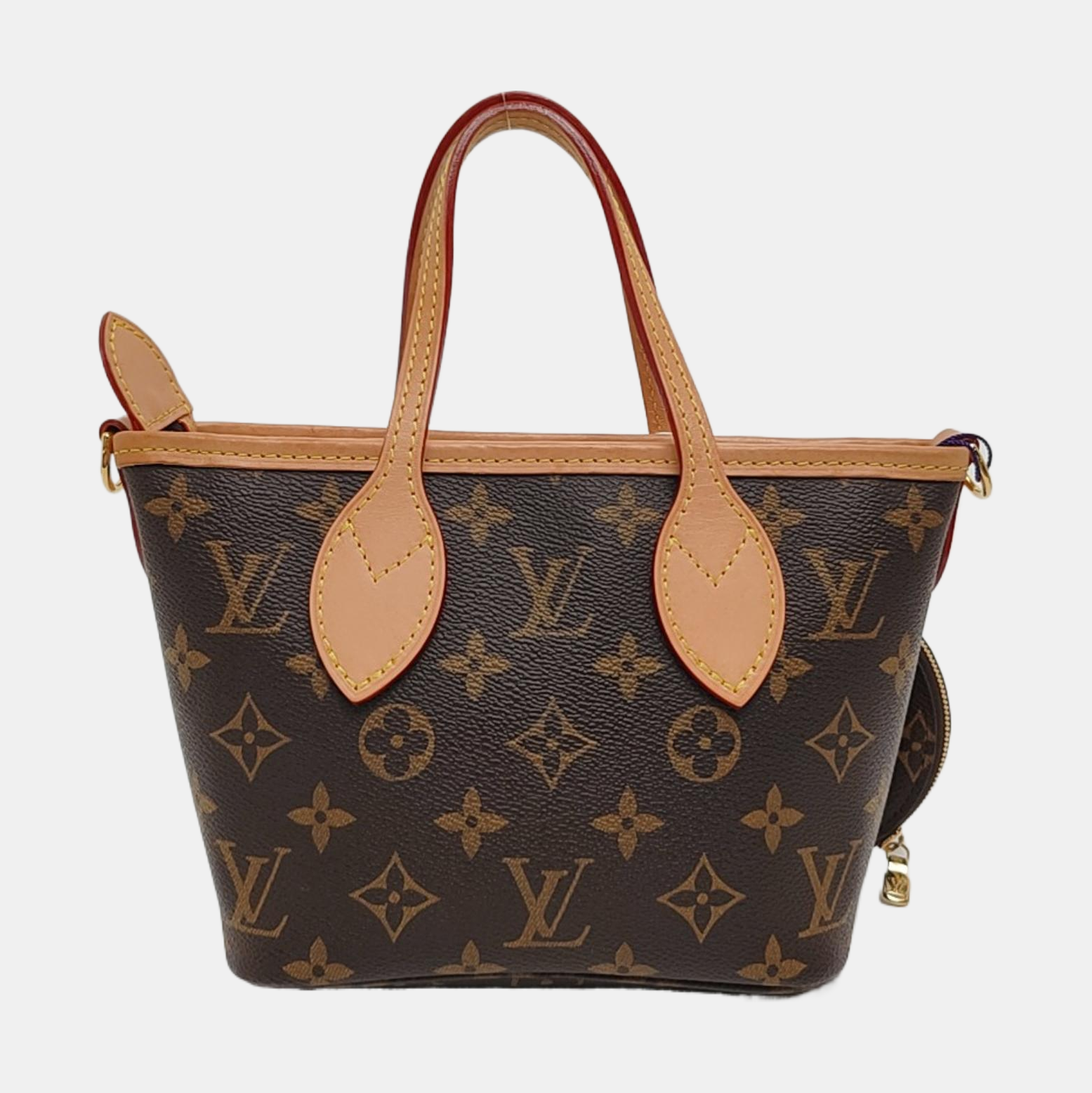 NEVERFULL BB Monogram Coated Canvas Brown