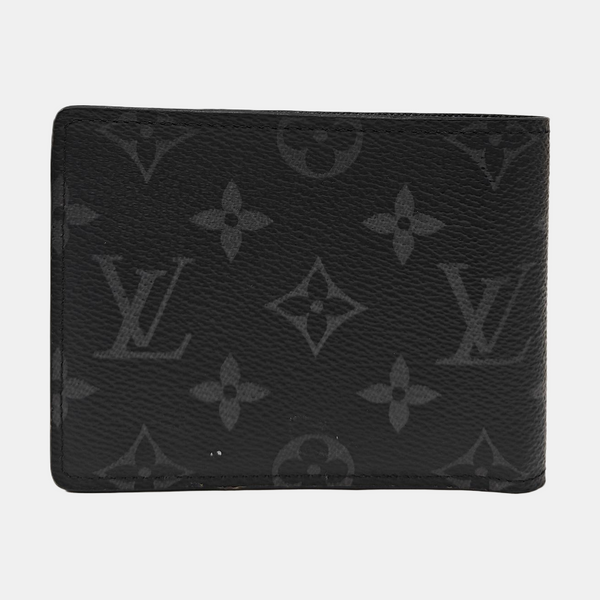 MULTIPLE Monogram Coated Canvas Black Wallet