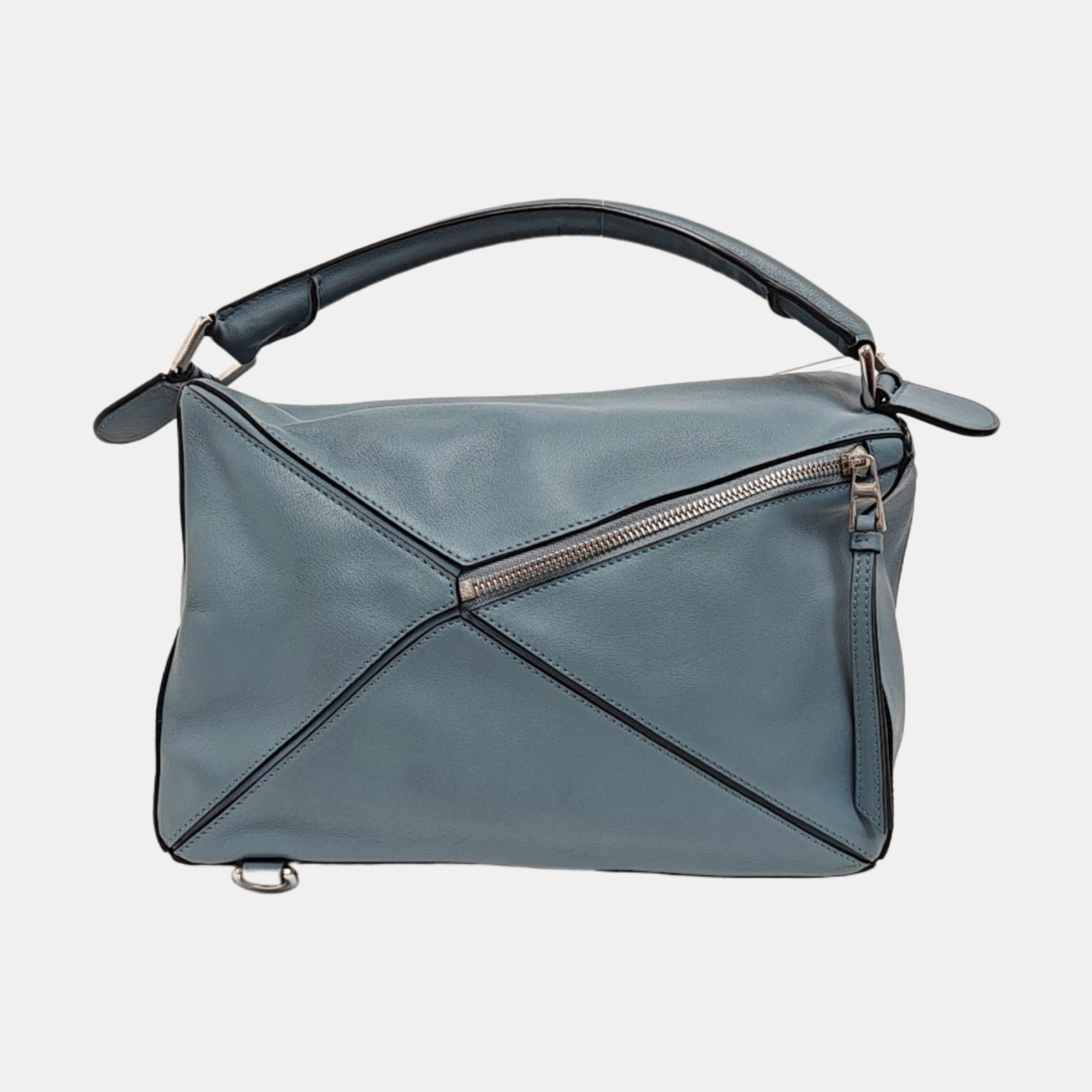 Puzzle Medium Calfskin Blue