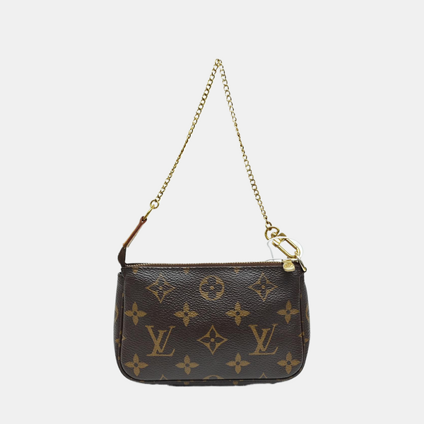 ACCESSOIRES Mini Monogram Coated Canvas Brown