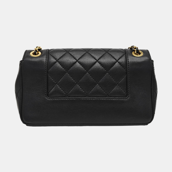 MADEMOISELLE Small Quilted Calfskin Black