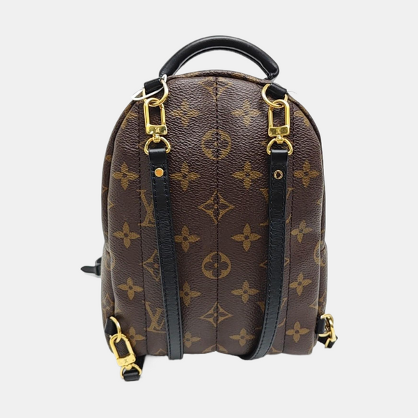 PALM SPRINGS Mini Monogram Coated Canvas Brown