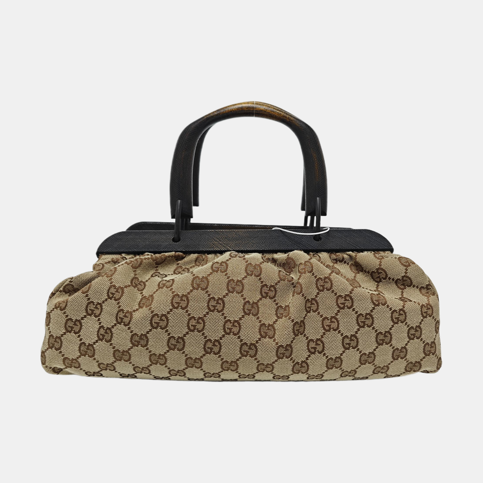 Monogram Canvas Tote Bag Beige