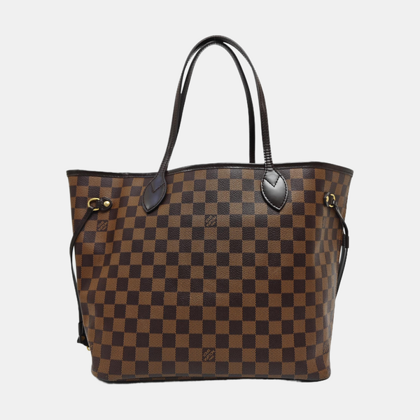 NEVERFULL MM Damier Ebene Coated Canvas Brown