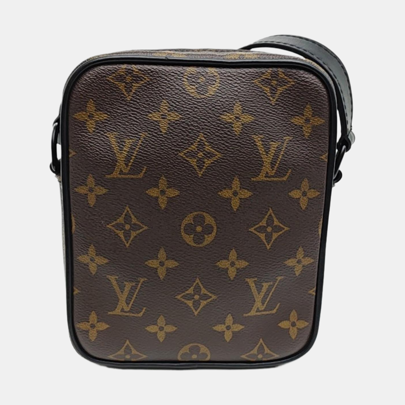 CHRISTOPHER Monogram Coated Canvas Brown