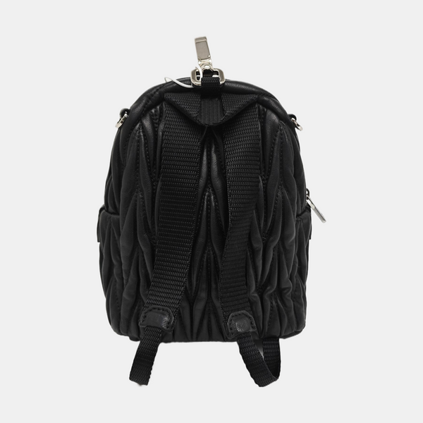 Matelassé Super Mini Quilted Lambskin Black