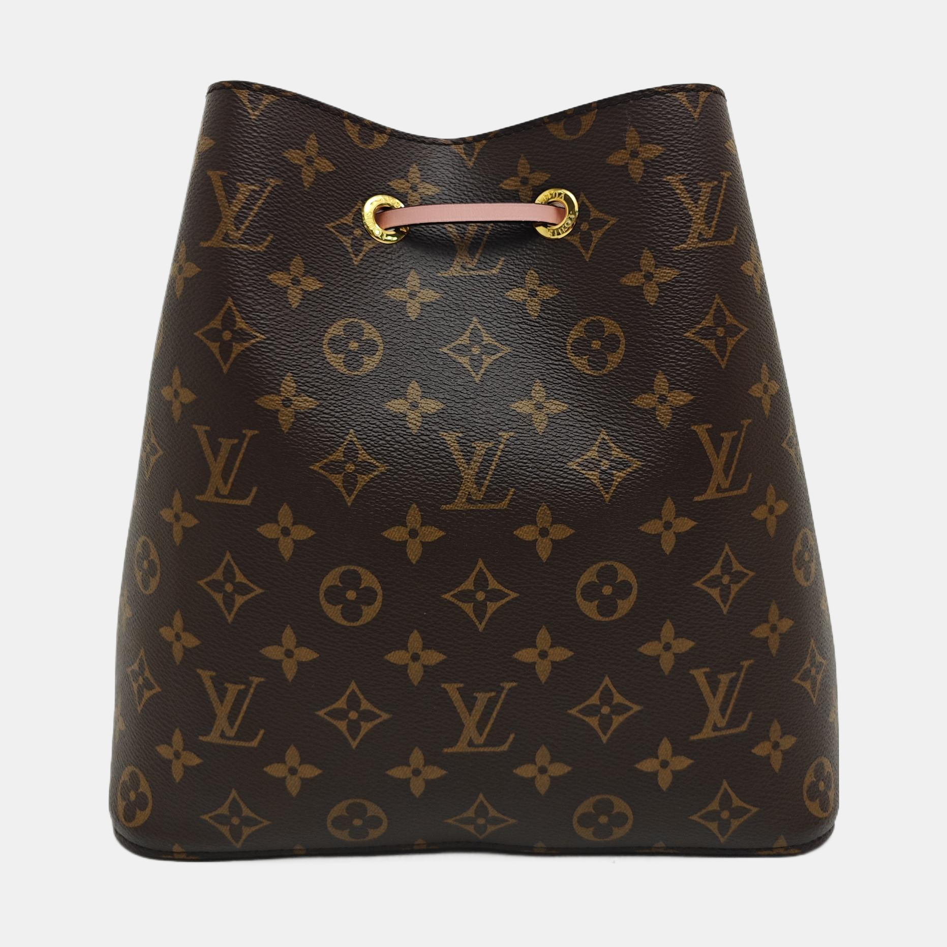 NÉONOÉ MM Monogram Coated Canvas Brown